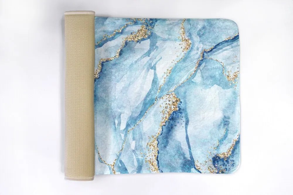 Dywanik łazienkowy Dywanik łazienkowy Niebieski marmur