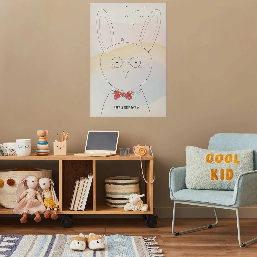 Plakat Pozdrowienia od królika 21x30 cm bez ramy bez marginesu ARTGEIST B