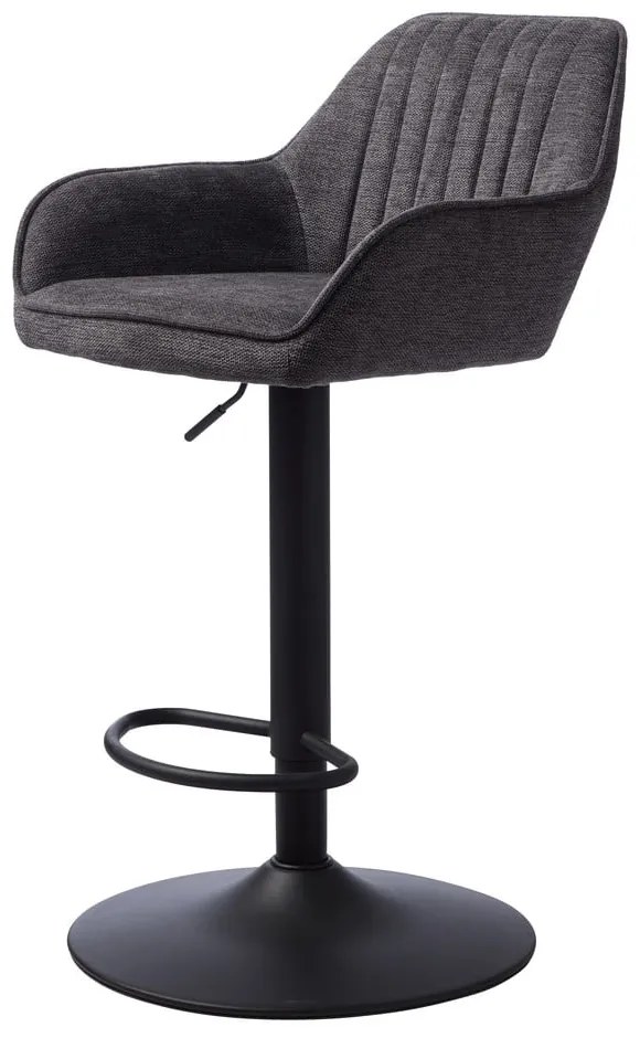 Ciemnoszary hoker z regulowaną wysokością Nolan – Unique Furniture