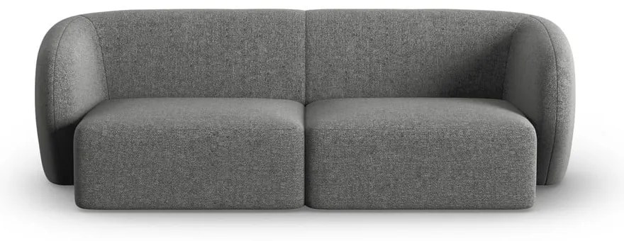 Szara sofa z tkaniny szenilowej 188 cm Paolo – Milo Casa