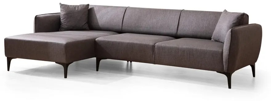 Ciemnoszara sofa narożna Belissimo, narożnik lewy – Balcab Home