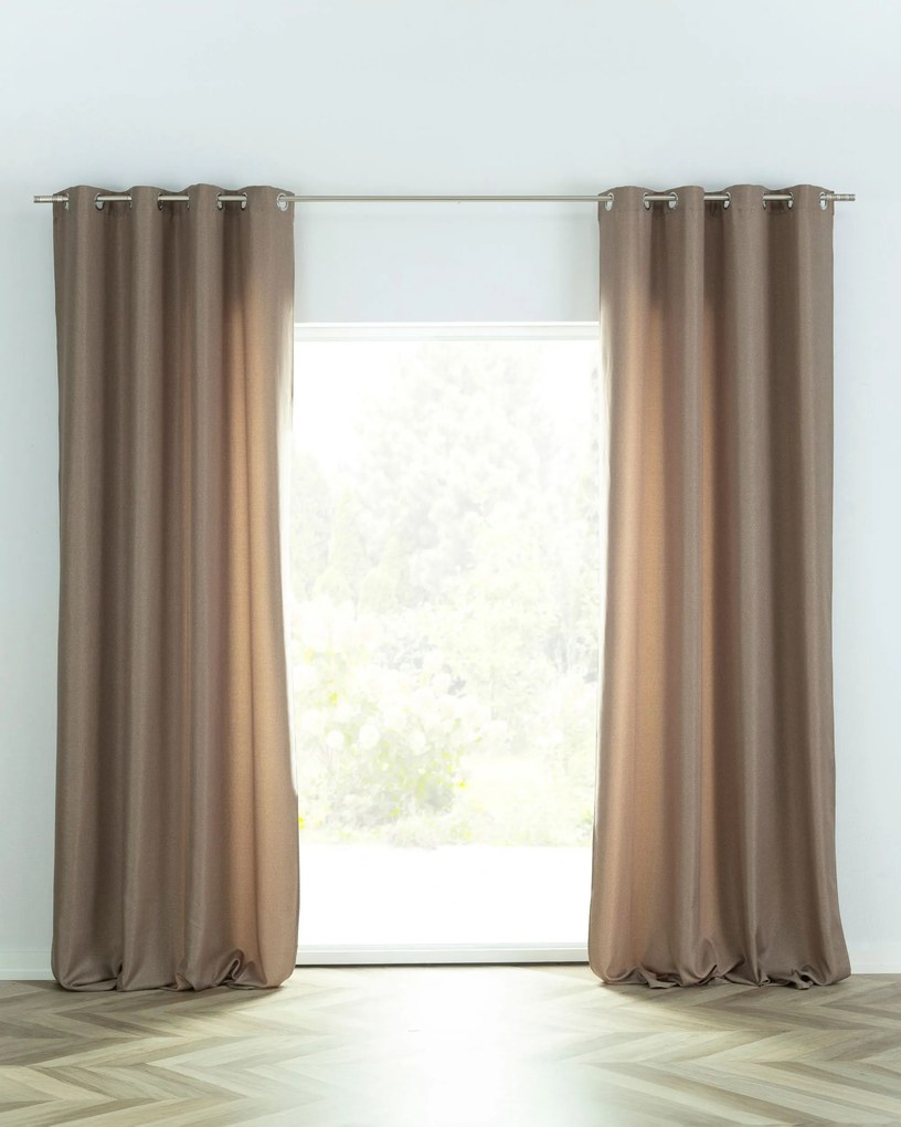Zasłona BASIC na kółkach 140x280cm cappuccino 1 szt.