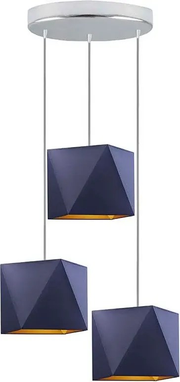 Regulowana lampa wisząca z trzema kloszami - K7-C91