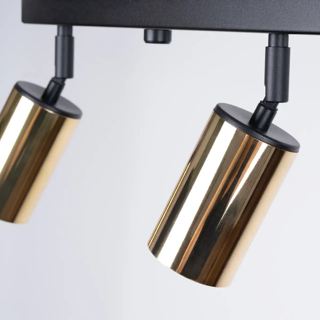Listwa oświetleniowa WINX 4L czarna/złota SOLLUX  LIGHTING