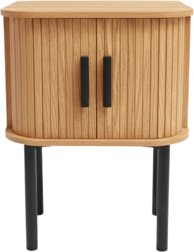 Szafka nocna ryflowana SCAVA, 40 x 40 x 53 cm