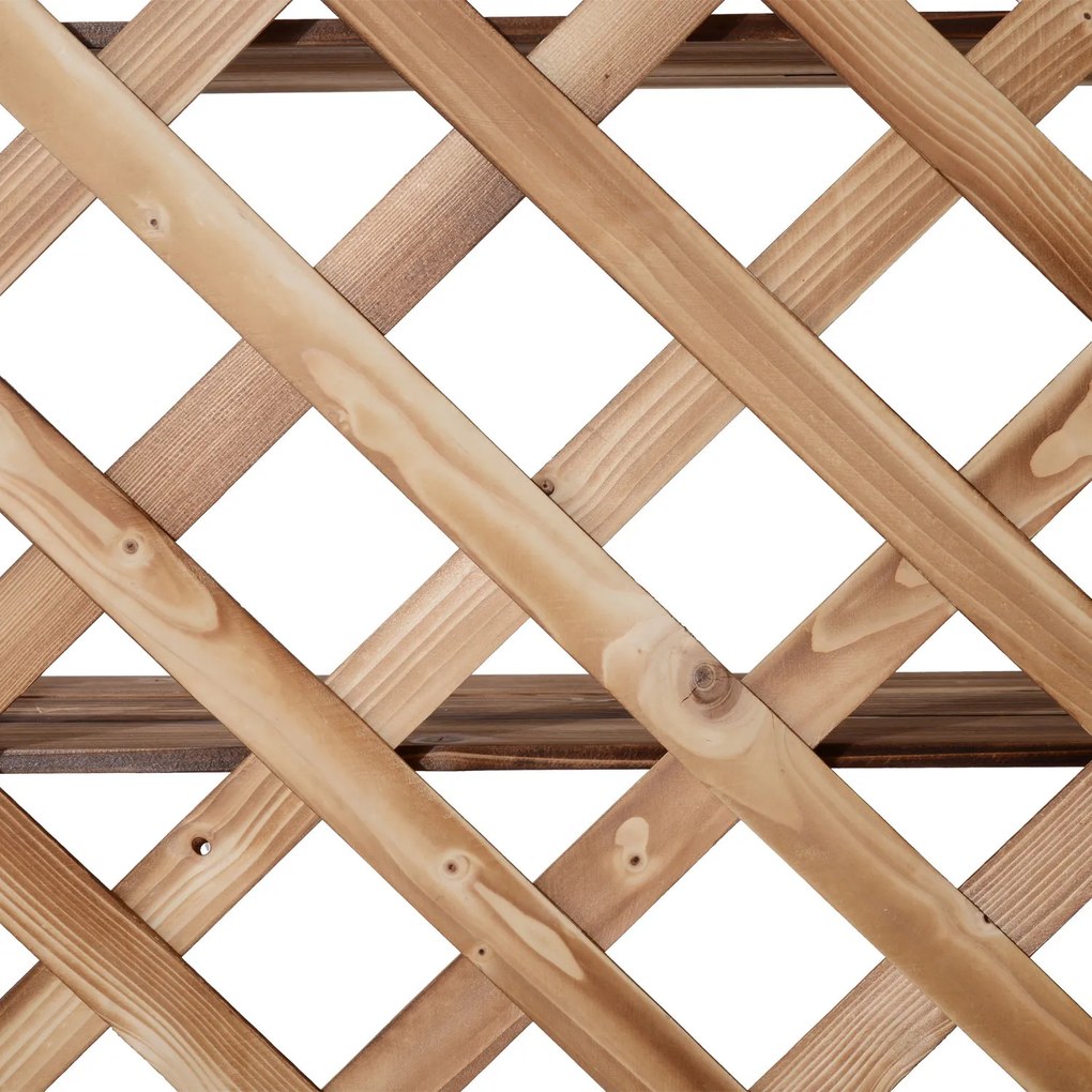 Outsunny stojak na kwiaty drewniany 3 piętra jodła półka na rośliny ławka na kwiaty stabilna i dekoracyjna | Aosom PL