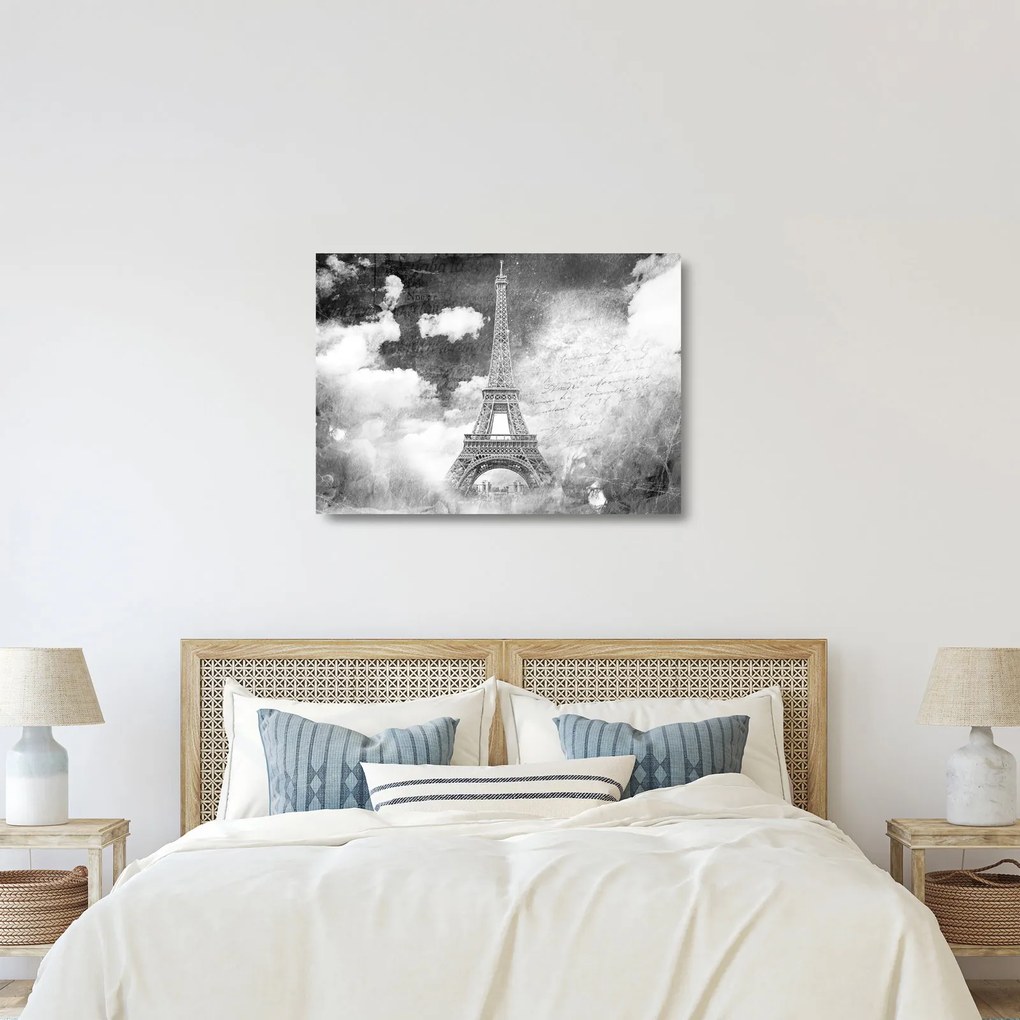 Obraz na szkle - Vintage pocztówka miasta N⁰3 (70x50 cm)
