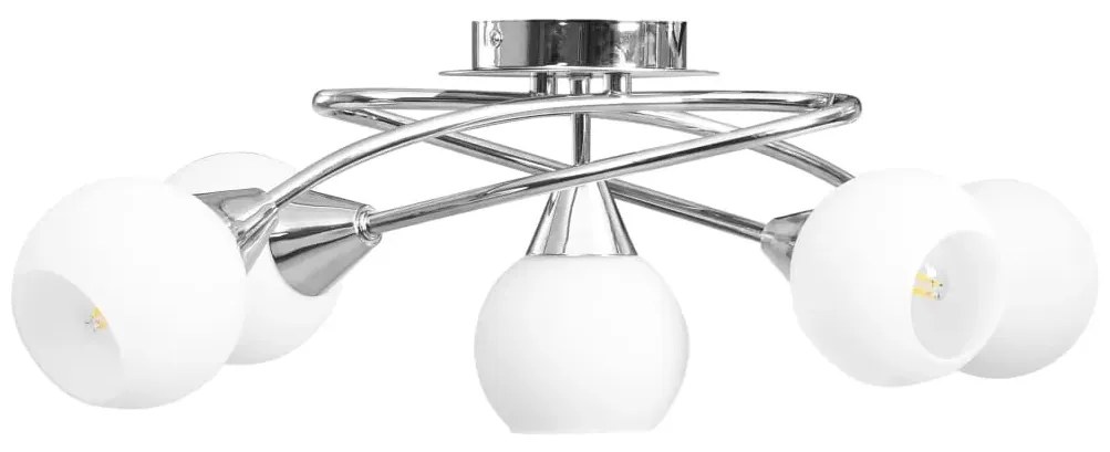 Lampa sufitowa ceramiczna z okrągłymi kloszami - EX215-Meliva