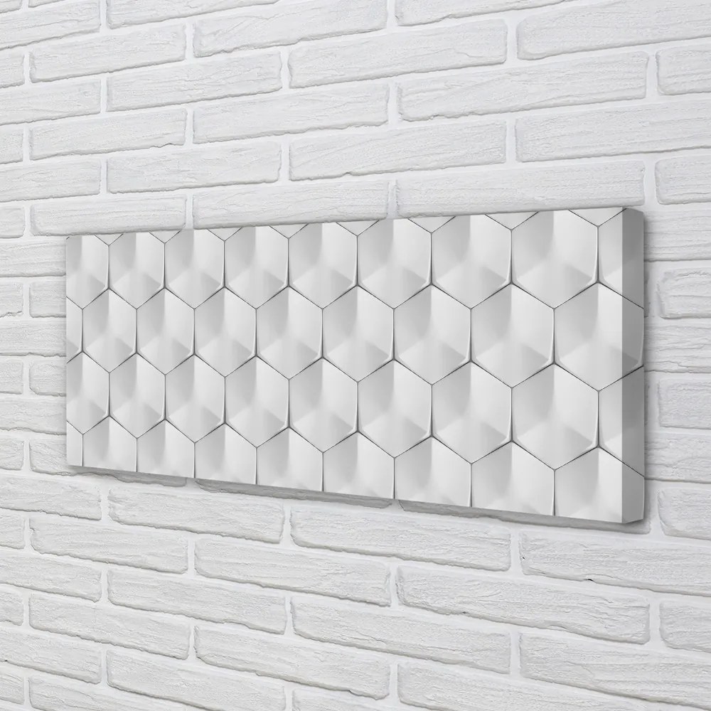 Obraz na płótnie Sześciokąty w 3D