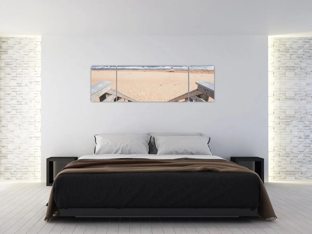 Obraz - Plaża (170x50 cm)