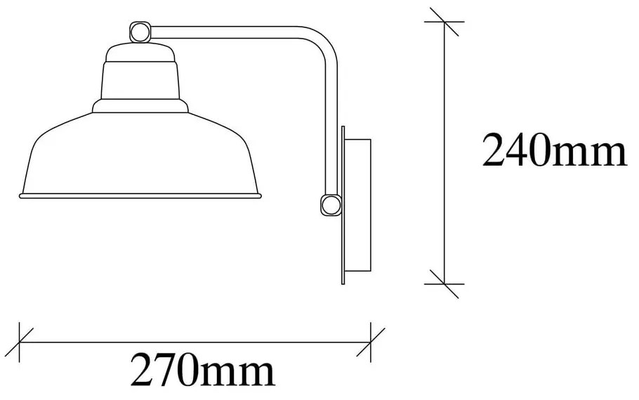 Czarny kinkiet Berceste – Opviq lights