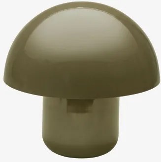 Lampa Stołowa ↑30 Cm Z Żelaza Zyora Intensywny Verde Olive - Sklum
