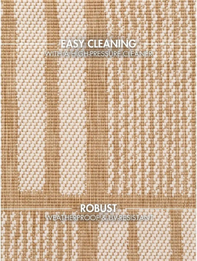 Kremowo-naturalny dywan odpowiedni na zewnątrz 200x300 cm Haringey Allington – Ted Baker