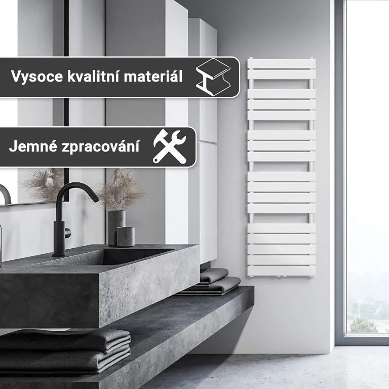 AQUAMARIN Grzejnik łazienkowy pionowy 1600 x 500 mm