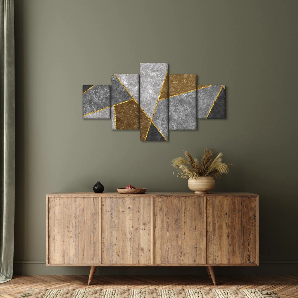 Obraz - Imitacja materiałów (125x70 cm)