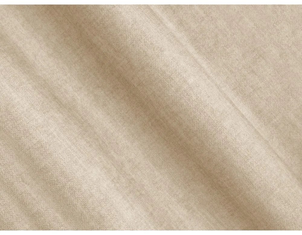 Beżowa aksamitna sofa 200 cm Linz – Cosmopolitan Design