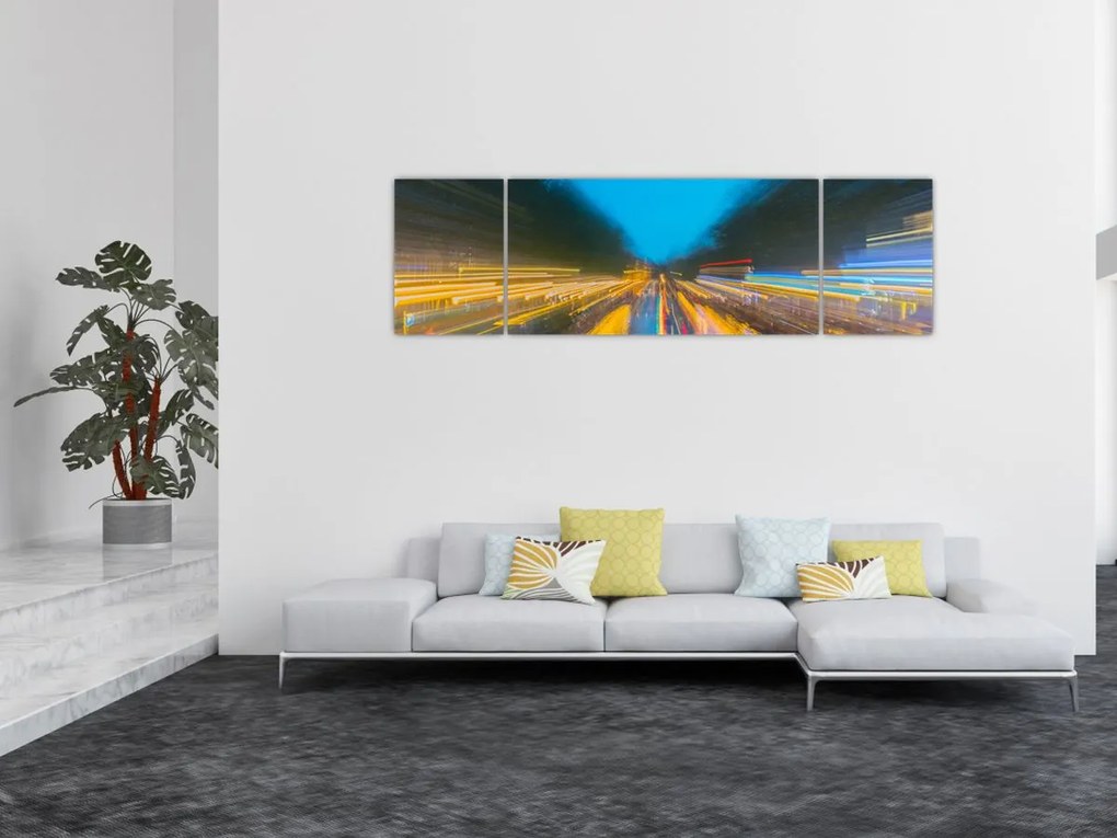 Obraz - Obraz abstrakcji (170x50 cm)