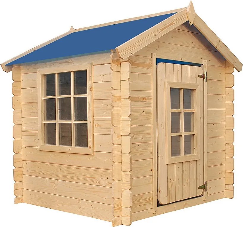 Drewniany domek do zabaw bez podłogi - M570M