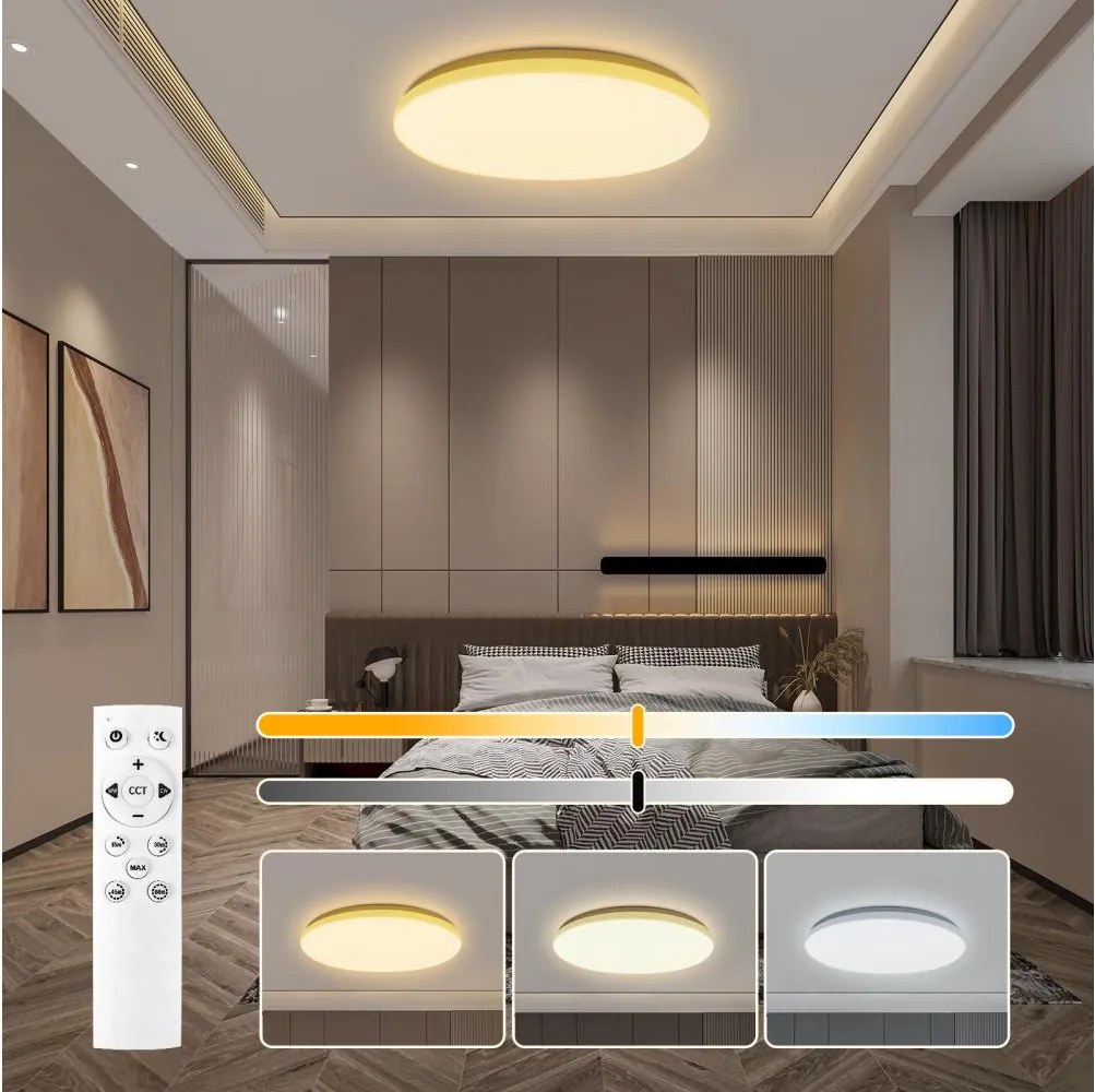 Brilagi - LED ściemnialna oprawa sufitowa MILKY WAY LED/36W/230V 3000-6500K +PILOT