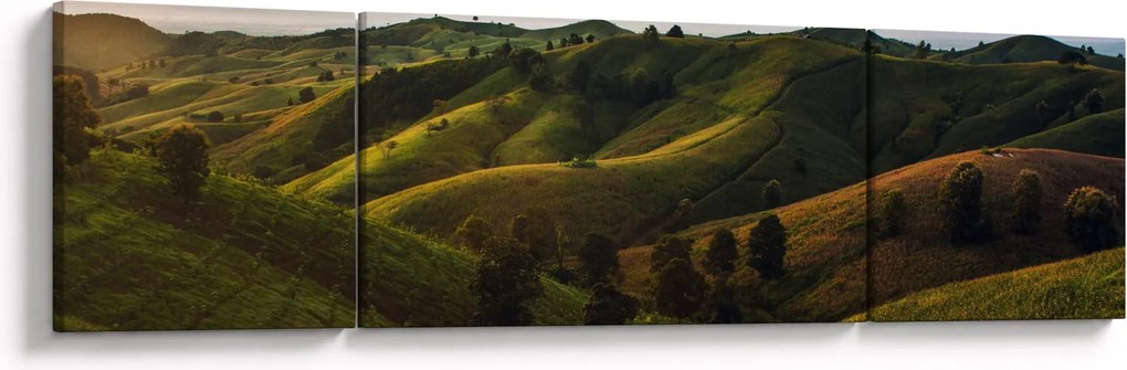 Obraz - Widok na tajskie wzgórza (170x50 cm)