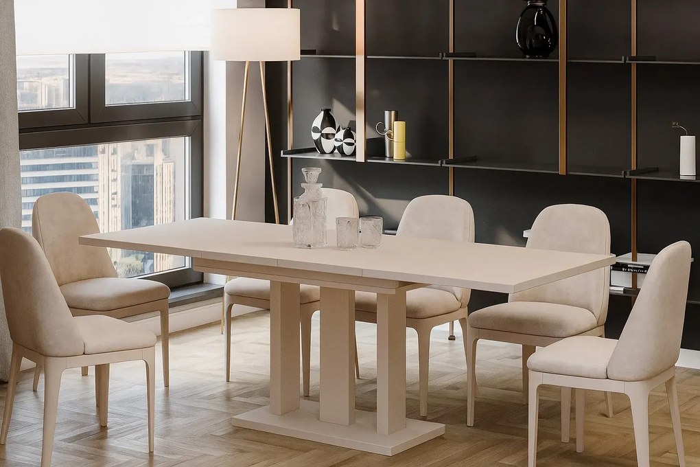 Stół rozkładany APPIA 130(210)x80 kaszmirowy ENDO