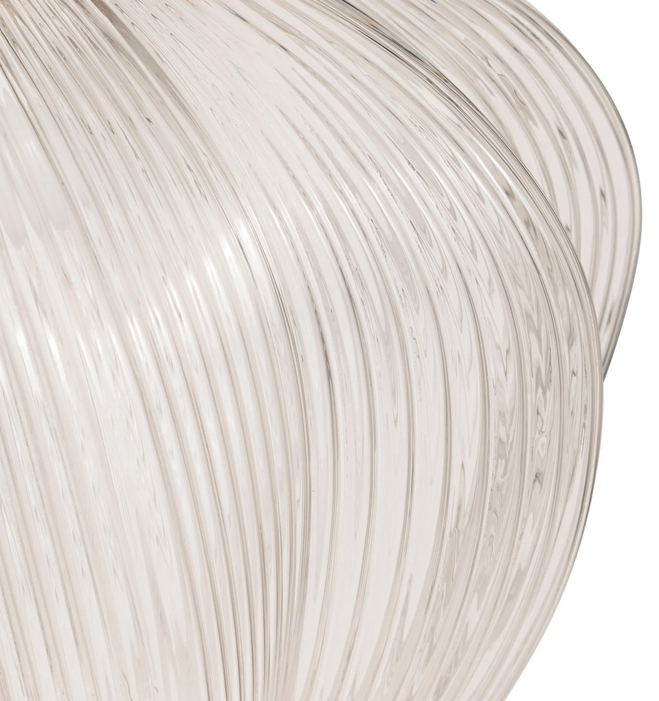 Lampa wisząca szklany klosz PHYLAS kwiat, Ø 27,5 cm