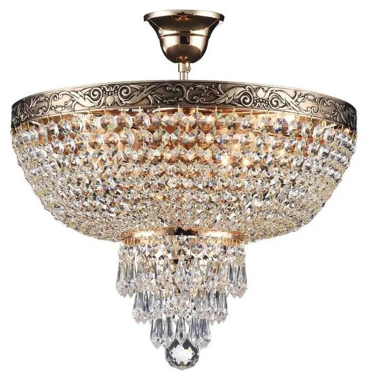 Maytoni DIA890-CL-05-G - Żyrandol natynkowy PALACE 5xE27/60W/230V