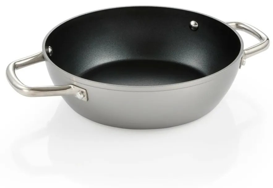 Tescoma Głęboka patelnia GrandCHEF+ średnica 24cm, 2 uchwyty, śred. 24 cm