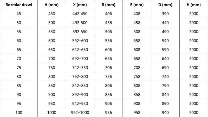 Mexen Lunar-B drzwi prysznicowe uchylne lewe 80 cm, transparent, chrom - 832-080-000-01-00-L