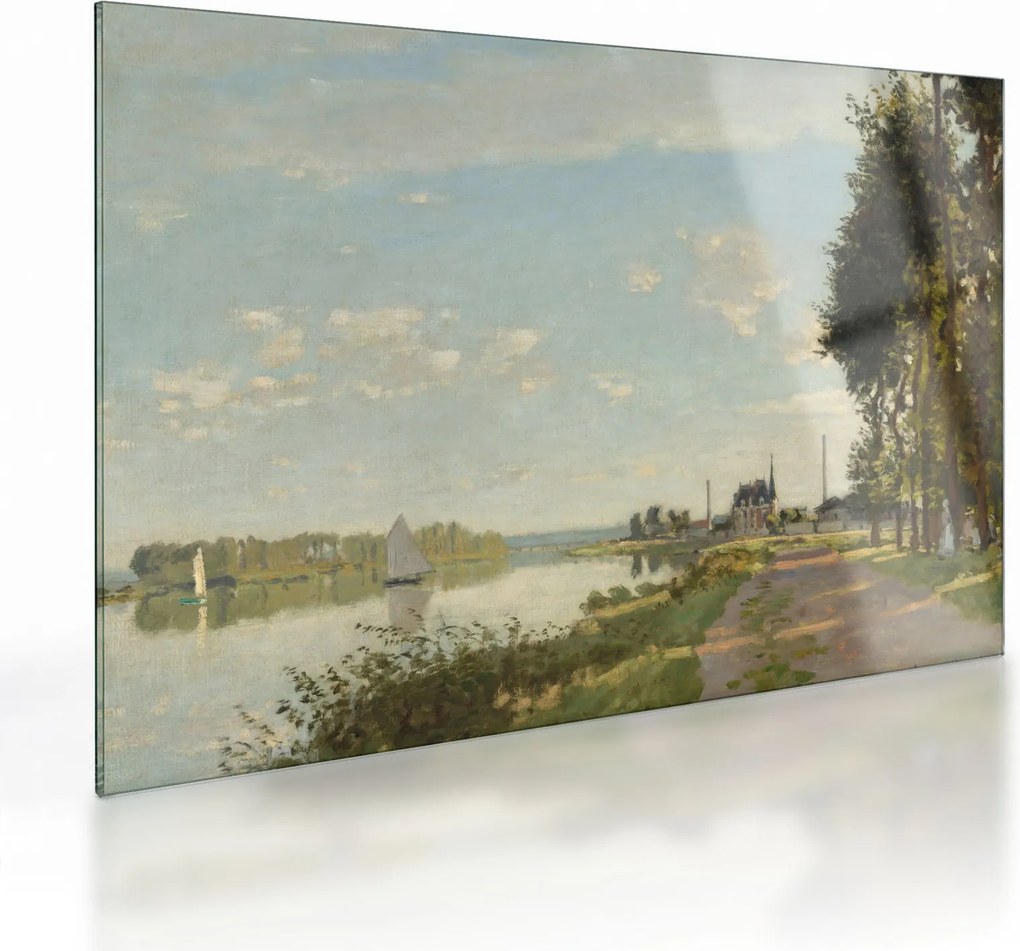 Obraz na szkle - Claude Monet, Argenteuil, reprodukcje (70x50 cm)
