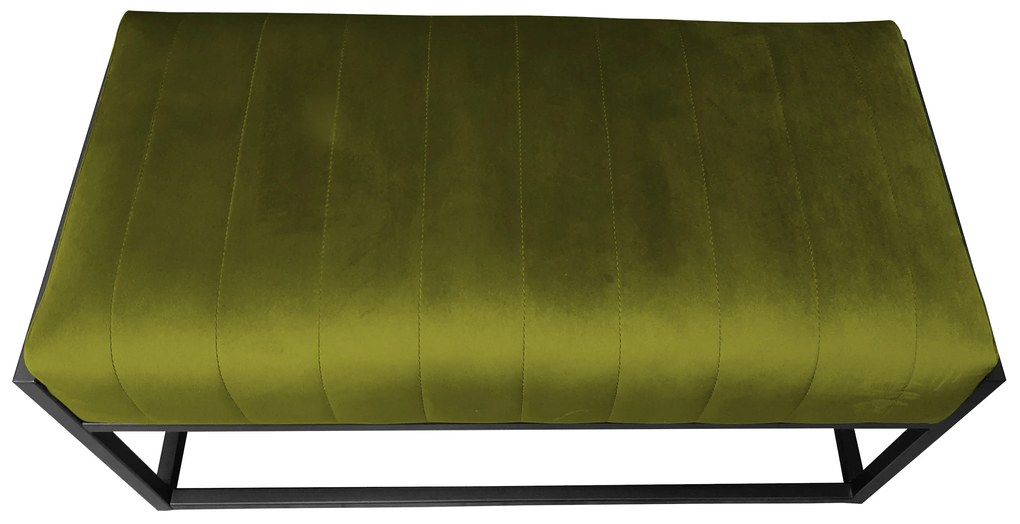 Ławka KAYA LOFT BL75 pufa podnóżek metal