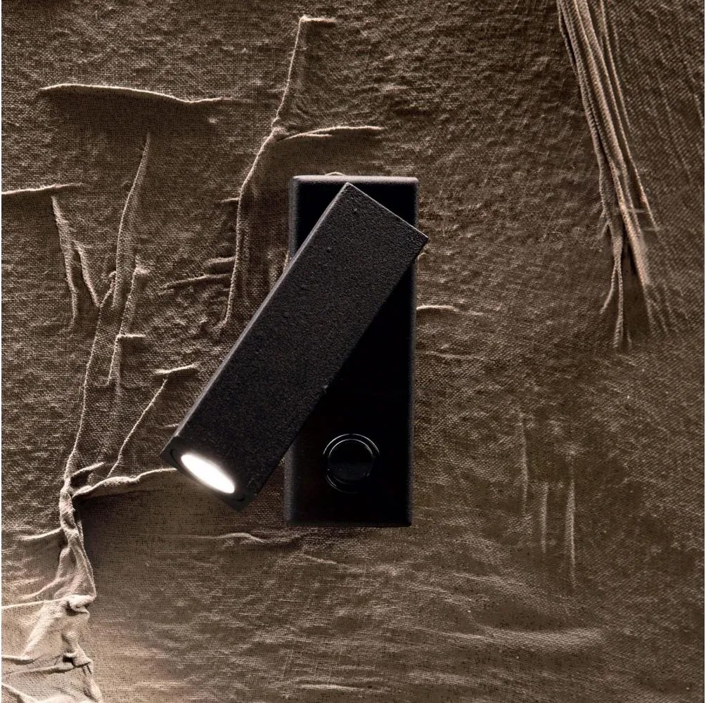 Ideal Lux - LED oprawa ścienna punktowa PAGE LED/3W/230V CRI 90 czarna