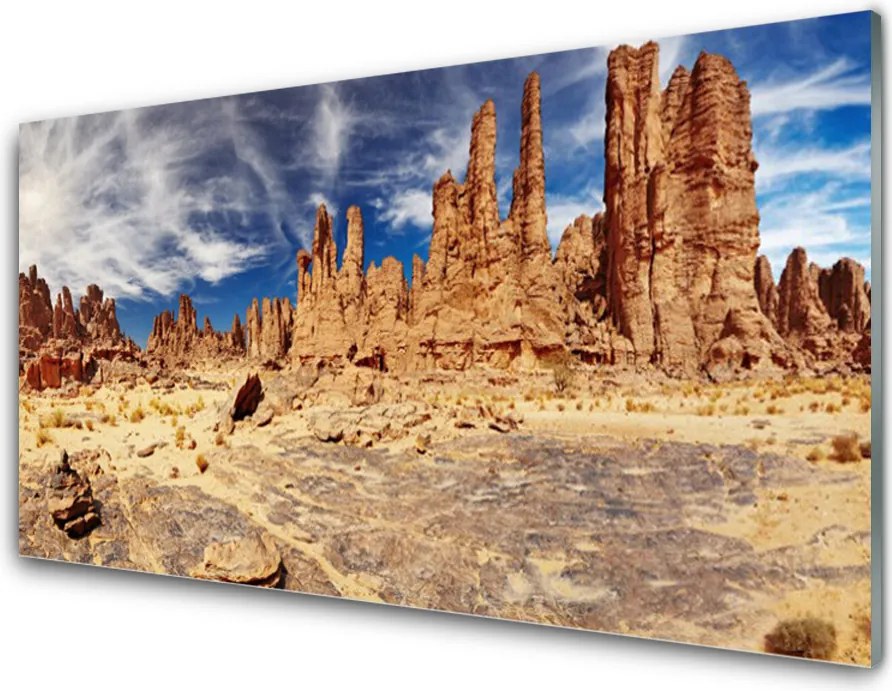Szkło do Kuchni na Ścianę Bezkres Piaszczystej Pustyni