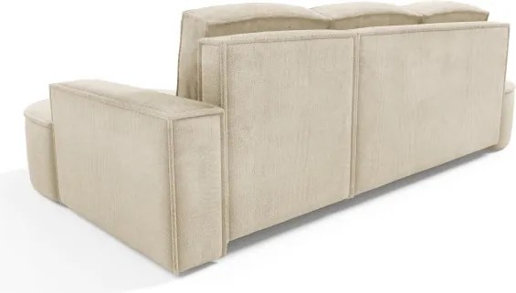 Narożnik MOLLY Lewostronny z funkcją spania, wolnostojący tkanina CURIO 09 Beżowy