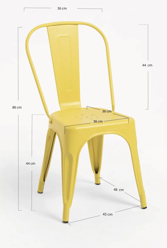 Zestaw 4 Krzese Torix