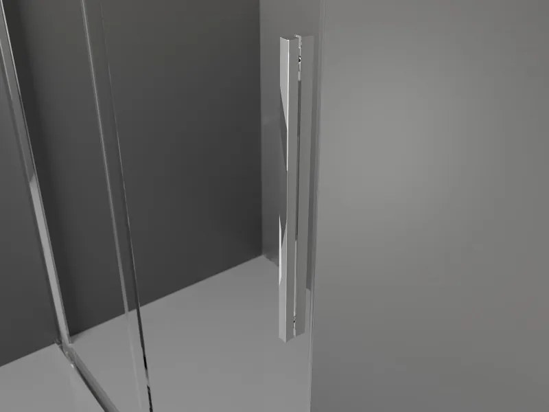 Mexen Velar ścianka prysznicowa rozsuwana Walk-in 120 x 200 cm, transparent 8 mm, chrom - 871-120-000-03-01