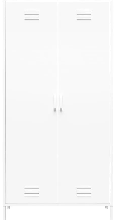Biała metalowa szafa 90x185 cm Mission District – Støraa