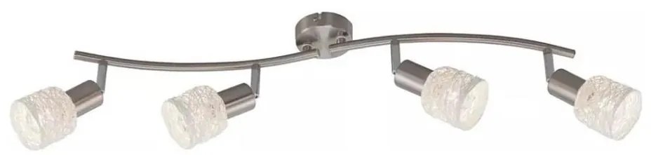 Briloner 2826-042 - Oświetlenie punktowe SPOT 4xE14/6W/230V matowy chrom