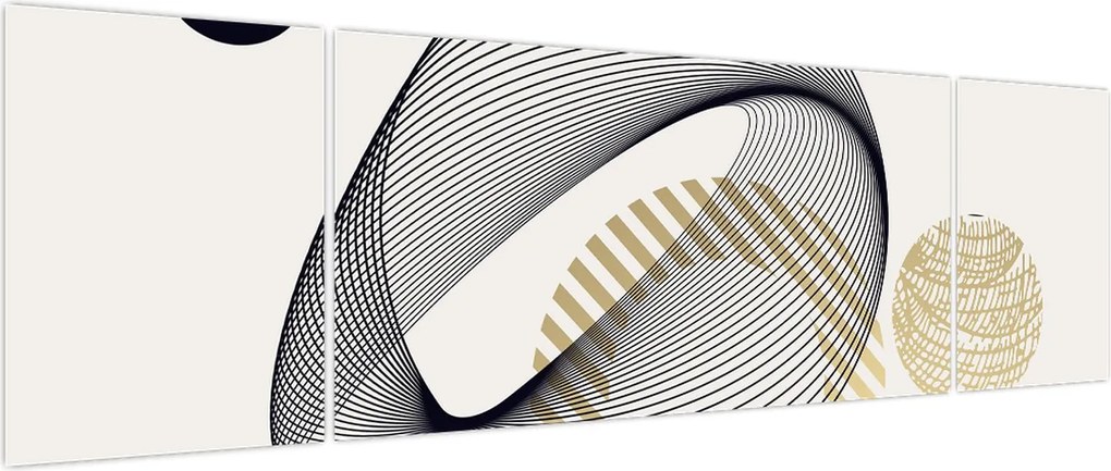 Obraz - Kształty geometryczne N⁰3 (170x50 cm)