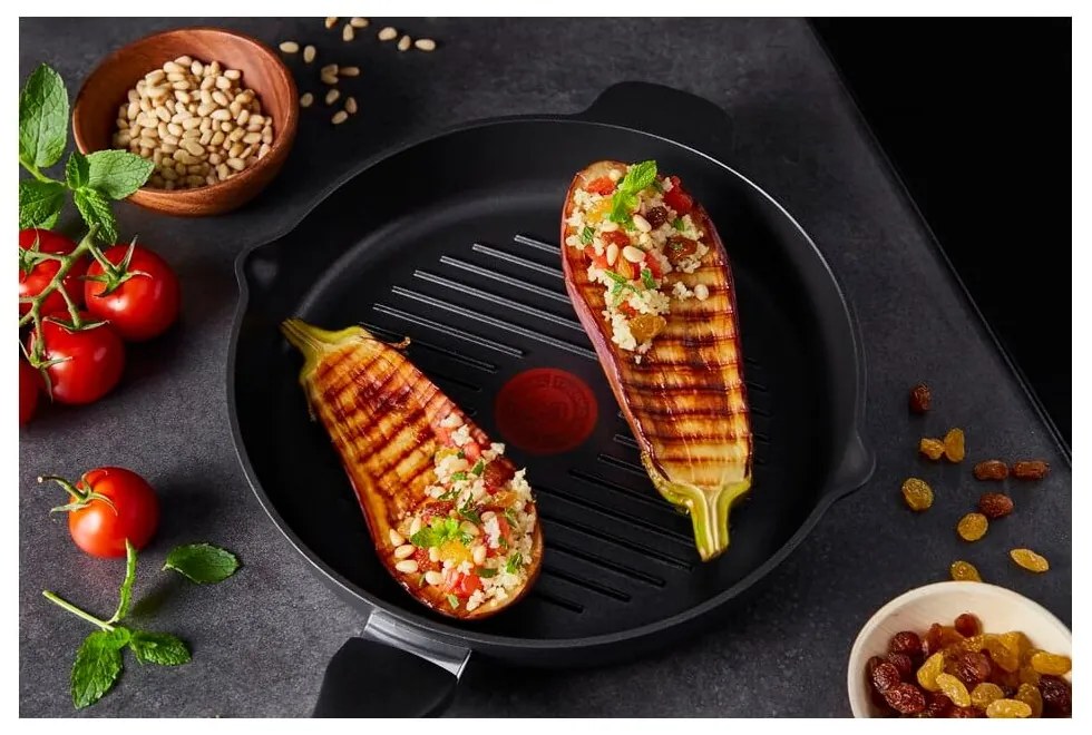 Patelnia aluminiowa z powłoką nieprzywierającą do grillowania ø 26 cm Unlimited E2294074 – Tefal