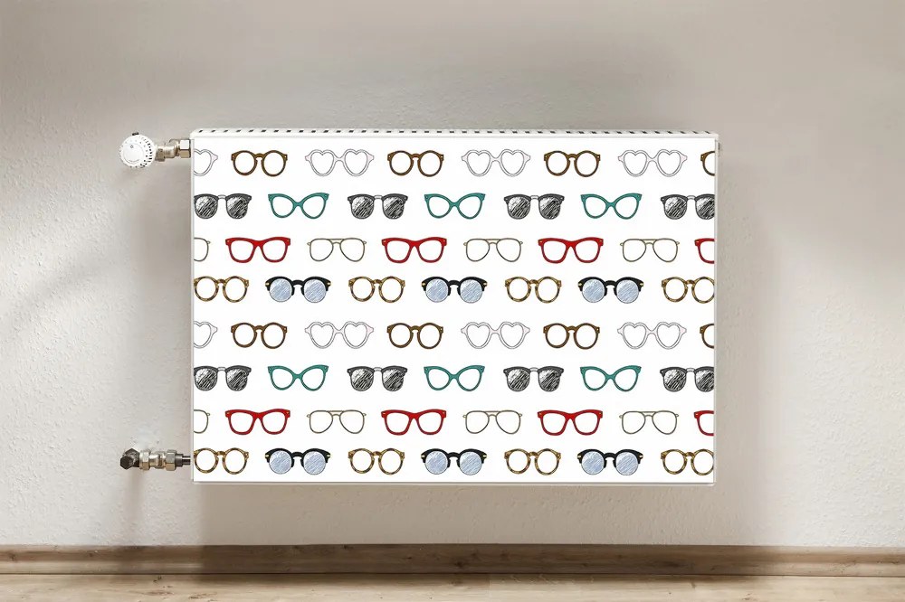 Mata dekoracyjna grzejnikowa Retro okulary