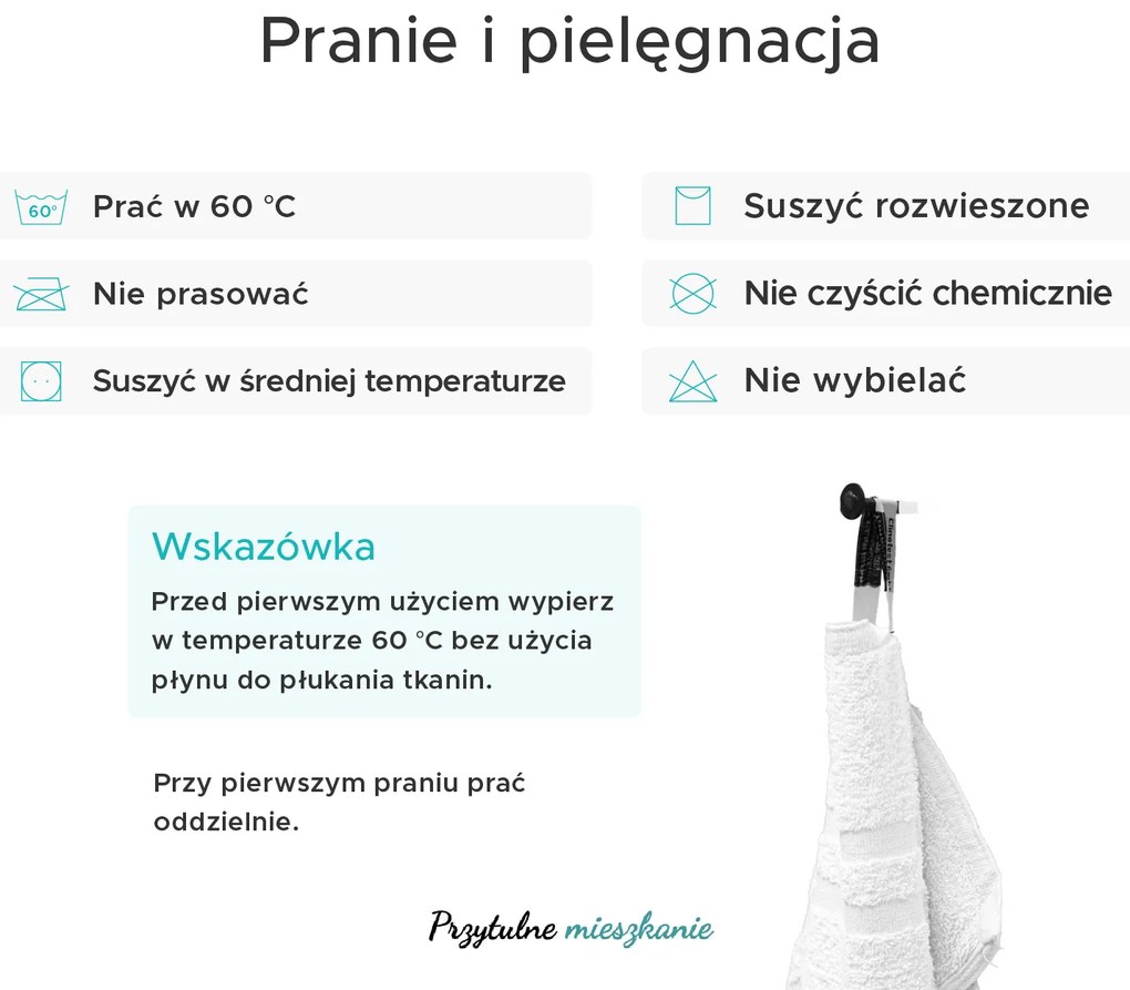 Ręcznik DUAL BASIC 50 x 100 cm morelowy, 100% bawełna