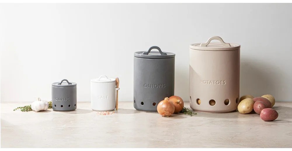 Ceramiczny pojemnik na cebulę i czosnek Essentials – Ladelle