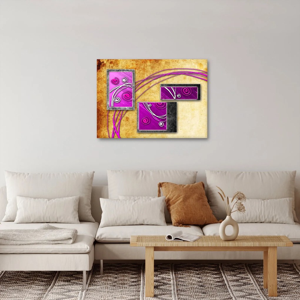 Obraz abstrakcji (70x50 cm)
