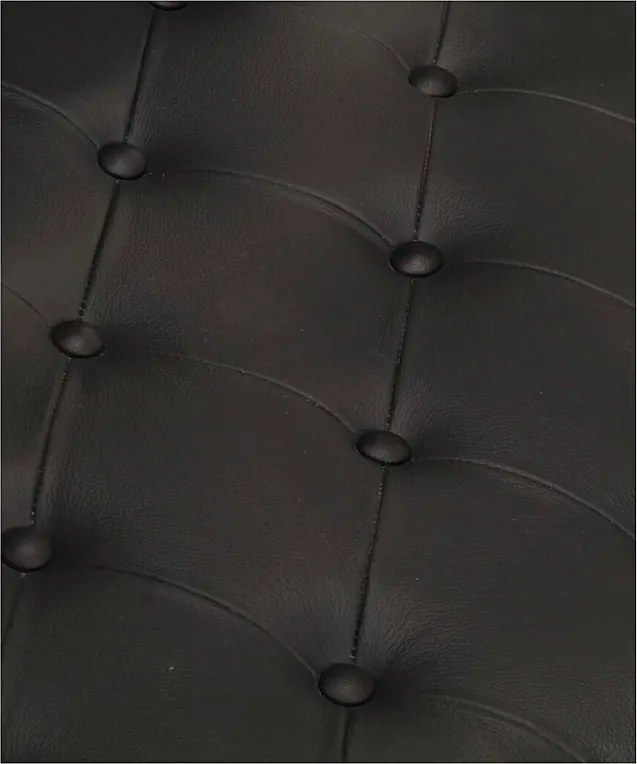 Fotel Skórzany w Stylu Lotniczym Czarny Wygodny i Solidny