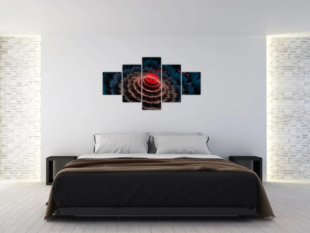 Obraz abstrakcji (125x70 cm)
