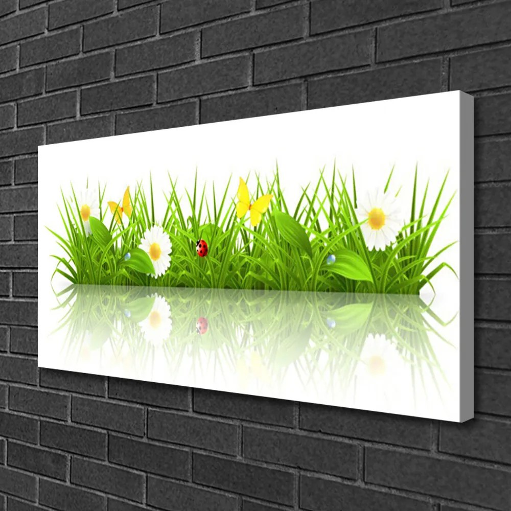 Obraz canvas na ścianę Zielona Świeżość Trawy