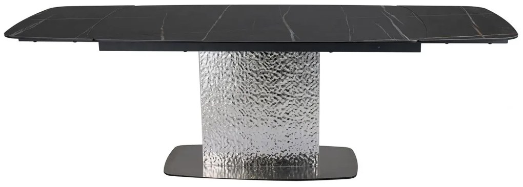 STÓŁ MONCLER CERAMIC CZARNY SAHARA NOIR / SREBRNY (160-240)X90 SIGNAL