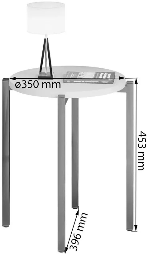 Minimalistyczny stolik kawowy beton N0-M07