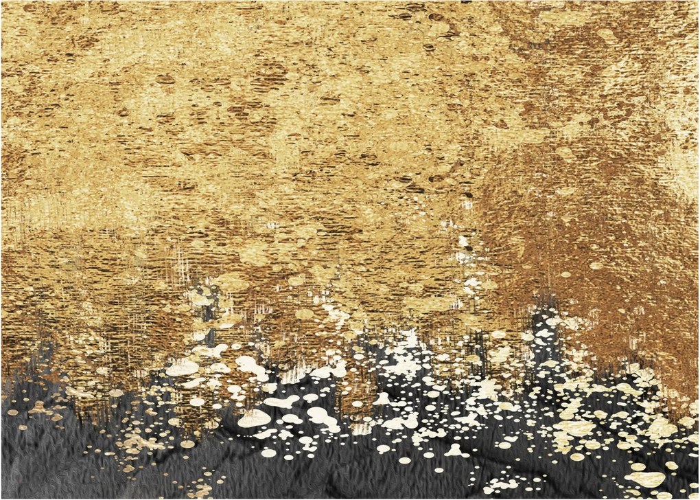 Obraz - Złota struktura N⁰3 (70x50 cm)